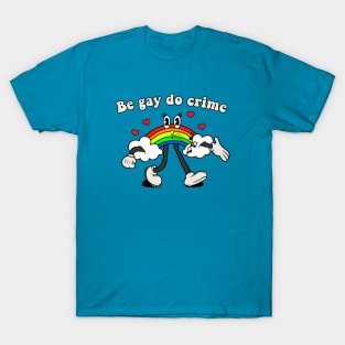 Retro rainbow character mascot T-Shirt